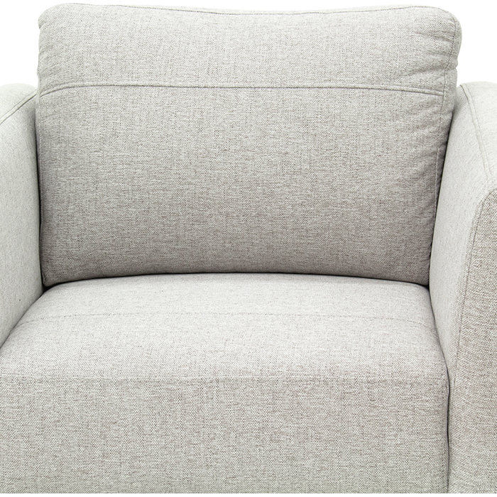 Sillon  Tela Gris Claro Iri | Sillones y Ottomanes | salas